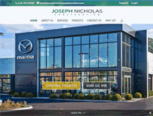 Tablet Screenshot of josephnicholasconstruction.com